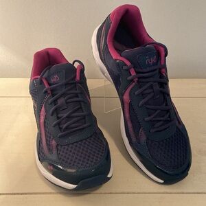 Ryka Women's Dash 3 Athletic Walking Shoes - Navy Pink Size 9M